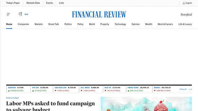 Screenshot: afr.com - uses suecanano_regular