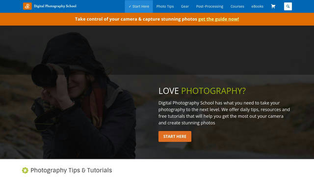 Screenshot: digital-photography-school.com - uses Sintony
