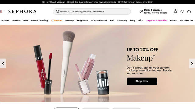 Screenshot: feelunique.com - uses feelunique