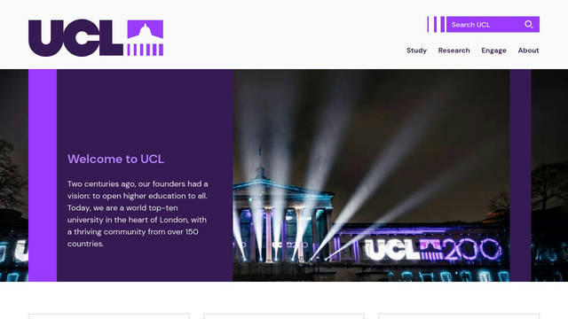 Screenshot: ucl.ac.uk - uses Book Antiqua