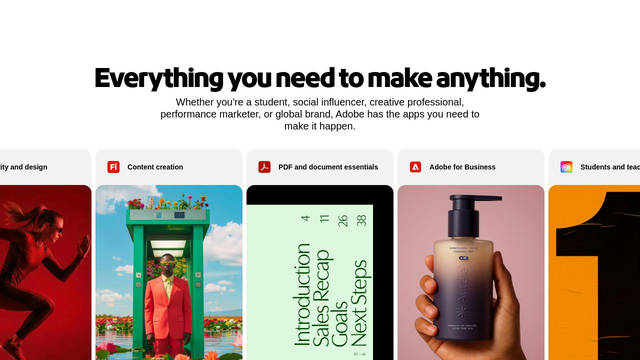 Screenshot: adobe.com - uses adobe-clean-display Screenshot: adobe.com - uses adobe-clean-display