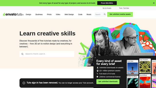 Screenshot: tutsplus.com - uses PolySans Bulky