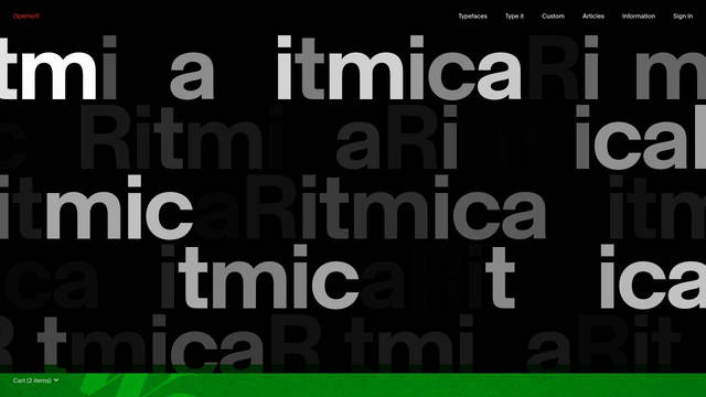 Screenshot: optimo.ch - uses Plain Interface