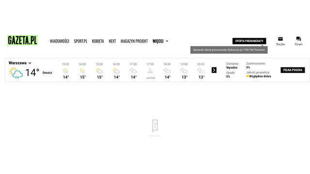 Screenshot: gazeta.pl - uses RobotoCondensed
