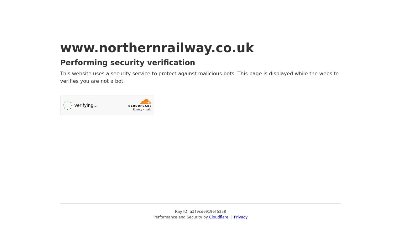 northernrailway.co.uk: What fonts does Northernrailway use? - Arial, Times New Roman, slick