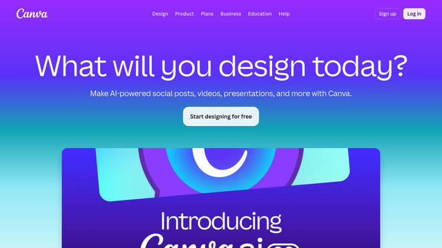 Screenshot: canva.com - uses Open Sans