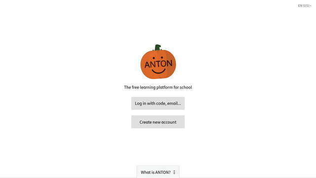 Screenshot: anton.app - uses Source Sans Pro Solocode