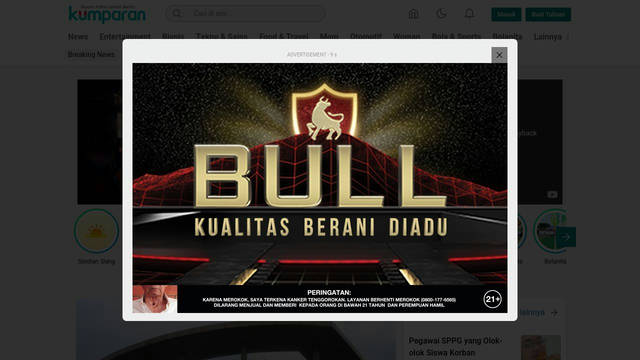 Screenshot: kumparan.com - uses Heebo
