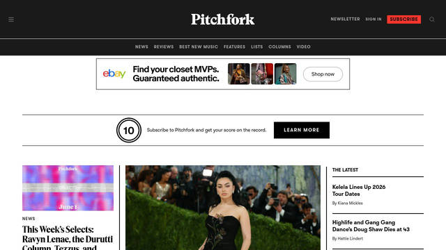 Screenshot: pitchfork.com - uses Walfork
