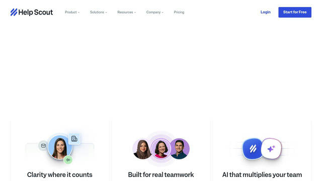 Screenshot: helpscout.com - uses Victor Narrow
