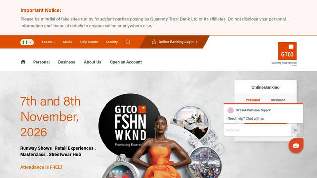 Screenshot: gtbank.com - uses tk-acumin-pro-i4