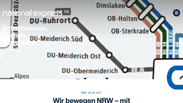 Screenshot: nationalexpress.de - uses Zolan