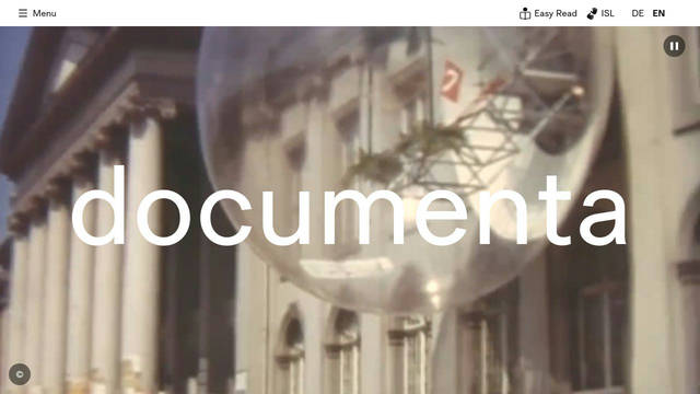 Screenshot: documenta.de - uses OPS documenta variable