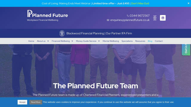 Screenshot: plannedfuture.co.uk - uses eicons Screenshot: plannedfuture.co.uk - uses eicons