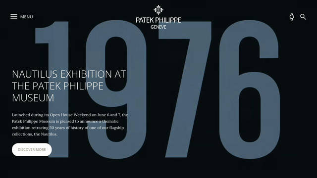 Screenshot: patek.com - uses erbaum