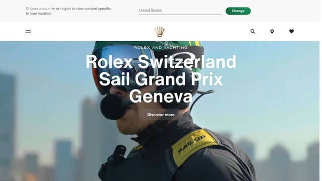 Screenshot: rolex.com - uses RolexFont-S