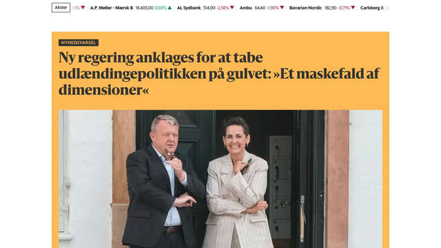 Screenshot: berlingske.dk - uses WEA Sans