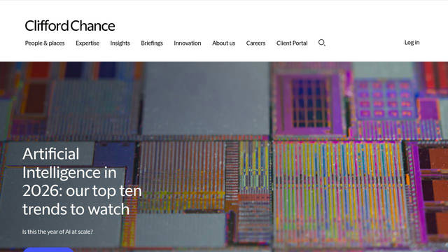 Screenshot: cliffordchance.com - uses HelveticaNeueW02-55Roma