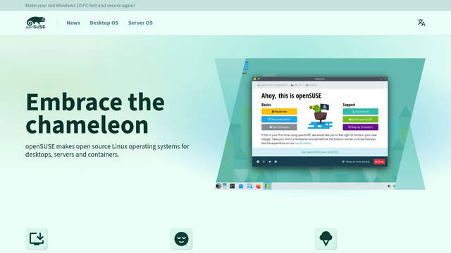 Screenshot: opensuse.org - uses Source Sans Screenshot: opensuse.org - uses Source Sans
