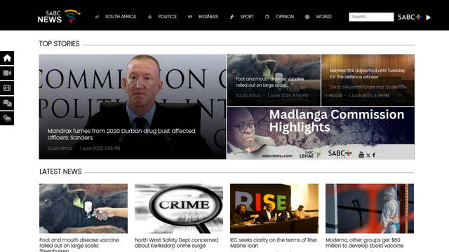 Screenshot: sabcnews.com - uses sps-fontello