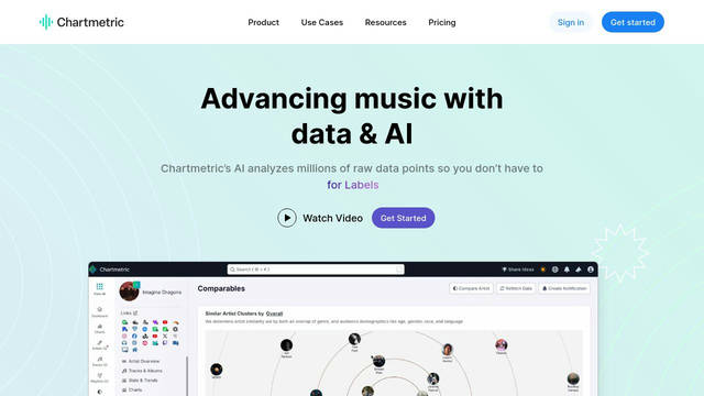 Screenshot: chartmetric.com - uses Knewave