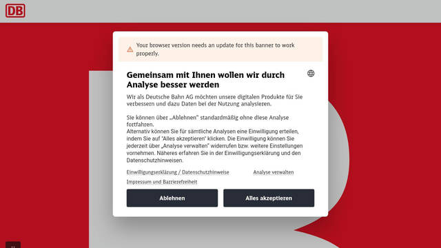 Screenshot: marketingportal.extranet.deutschebahn.com - uses DB Neo Screen Head