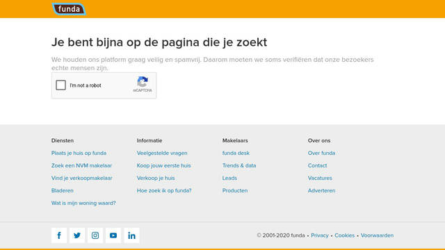 Screenshot: funda.nl - uses Proxima Nova