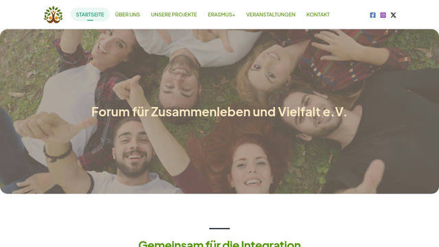 Screenshot: forum-vielfalt.com - uses Plus Jakarta Sans
