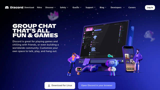 Screenshot: discord.com - uses Monkey Bars