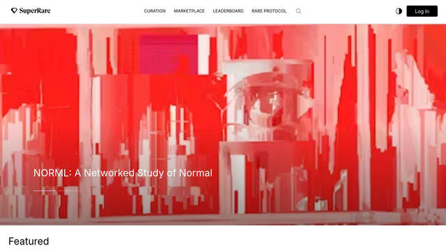 Screenshot: superrare.com - uses KHTeka