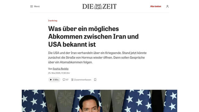 Screenshot: zeit.de - uses FranziskaWebPro